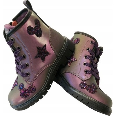 Weestep trekové boty lehce zateplené fialové