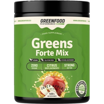 GreenFood Performance Greens Forte Mix citrón 400 g