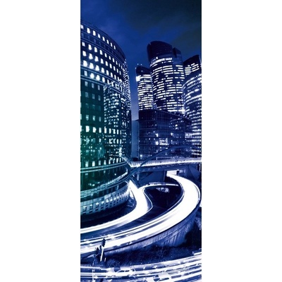 Preinterier DV0101 Fototapeta na stenu Mesto zrýchlené vlies 91cm x 211cm