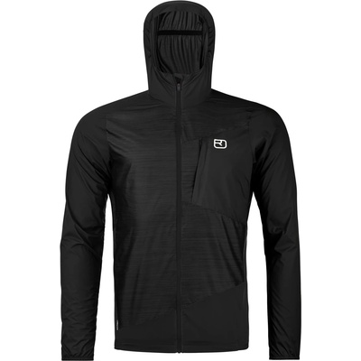 Ortovox Мъжко вълнено яке Ortovox Trace Windbreaker Jacket Softshell jacket - Black Raven (005-7087-0113)