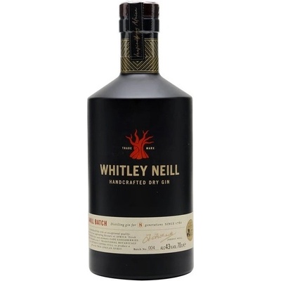 Whitley Neill Handcrafted Dry Gin 43% 0,7 l (čistá fľaša)