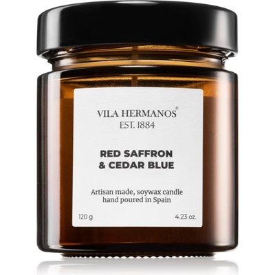 Vila Hermanos Apothecary Red Saffron & Cedar Blue ароматна свещ 150 гр