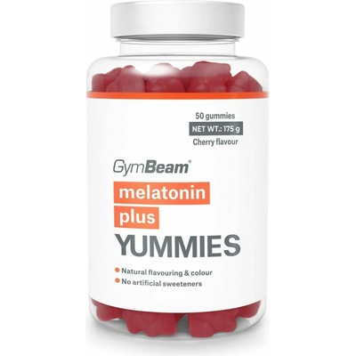 GymBeam Melatonin Plus Yummies 50 kapsúl čerešňa