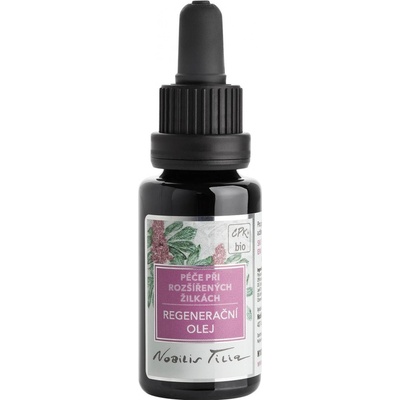 Nobilis Tilia BIO Regenerační olej na rozšířené žilky 20 ml – Zboží Dáma