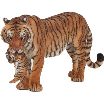 Image 1 of Papo Фигурка Papo Wild Animal Kingdom - Тигрица с малко тигърче (50118)
