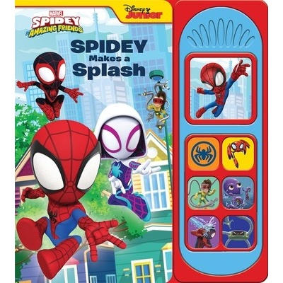 Disney Junior Marvel Spidey and His Amazing Friends: Spidey Makes a Splash Sound Book Pi Kids