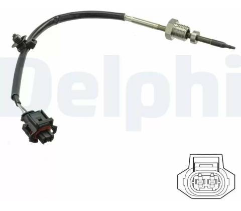 DELPHI Čidlo teploty výfukových plynů DF TS30211