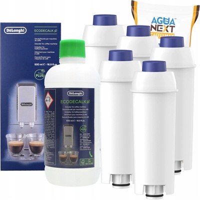 Agua Next Delonghi 5 ks + Odvápňovač Delonghi