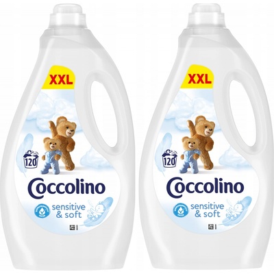 Coccolino aviváž Sensitive & Soft 2 x 3 l