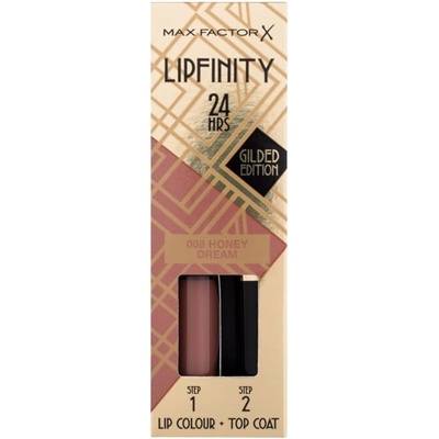 Max Factor Lipfinity Gilded Edition dlhotrvajúci rúž s balzamom 147 Gilded Passion 4,2 g