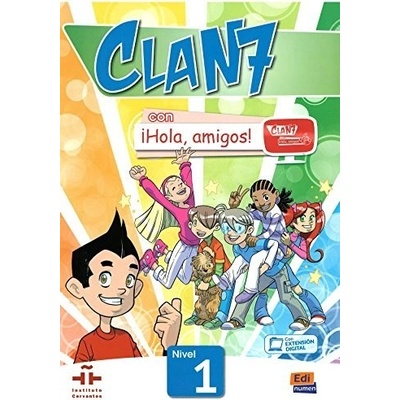 Clan 7 con Hola amigos 1 Podr?cznik + CD - Castro Maria