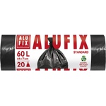 Alufix Торба за боклук alufix 60l 15 микрона черна 20 броя ms60uninew (ms60uninew)