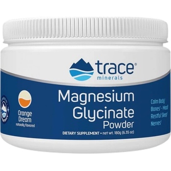 Trace Minerals Magnesium Glycinate Powder [180 грама] Портокал