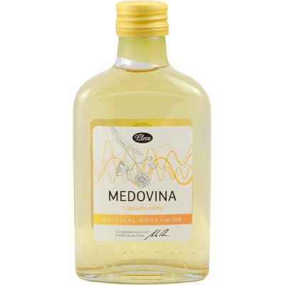 Pleva Medovina z lipového medu placatice 0,2 l