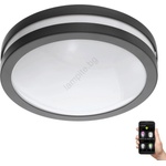 EGLO 33571 - Димируемо LED осветително тяло за баня LOCANA LED/14W/230V IP44 антрацит (EG33571)