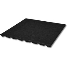 Novisa Gumová dlažba SAFE-PLAY 50 x 50 x 2,5 cm čierna 1 ks