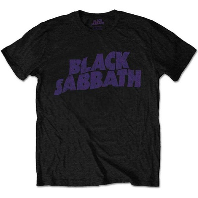 Rock Off tričko metal Black Sabbath Wavy Logo čierna