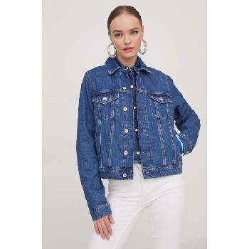 Karl Lagerfeld Jeans Дънково яке Karl Lagerfeld Jeans в синьо преходен модел (240J1404)