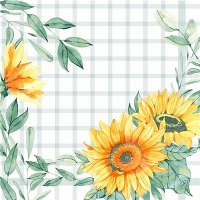 Dunisoft Obrúsok Sunflower day 40x40cm 60ks
