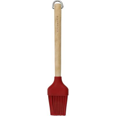 KitchenAid Mašlovačka na marinádu dřevěná se silikonem červená KQR753OHERE