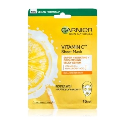 Garnier Skin Naturals Hydratační maska s vitamínem C 28 g