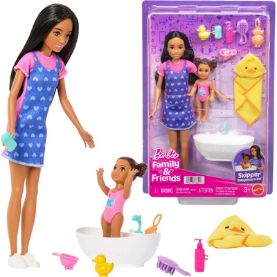 Barbie Skipper PEČOVATELKA S VANIČKOU A MIMINKEM JJB43