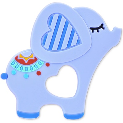 Baby Care СИЛИКОНОВА ГРИЗАЛКА СЛОНЧЕ lucky СИНЯ (10210830001)