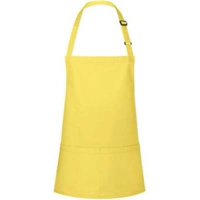 Karlowsky Krátká gastro zástěra KY123 Sun-Yellow 75x60cm