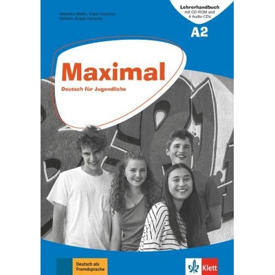 Maximal 2 (A2) – Unterrichtshandbuch + CD-Rom + 2Audio CD zum KB + 2Audio-CD zum AB