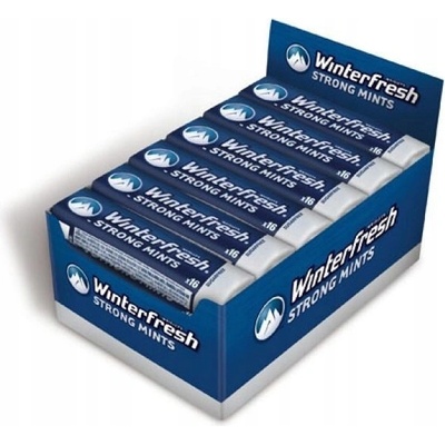 Winterfresh Strong Mint drops 24 x 28 g