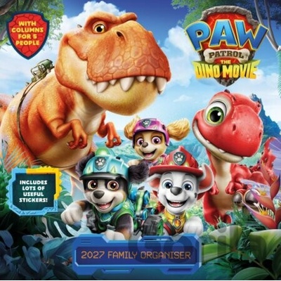 Oficiální nástěnný organizér se samolepkami Paw patrol|Tlapková patrola SQ 30,5 x 30,5|61 cm 2027