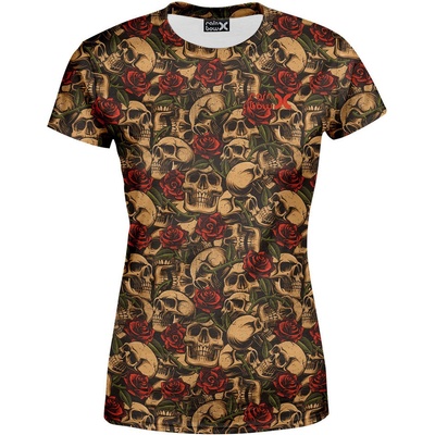 RAINBOW-X Tričko Skulls