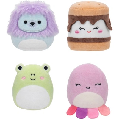 SQUISHMALLOWS Micromallows 4Pack Žába Chobotnice Lev S'more