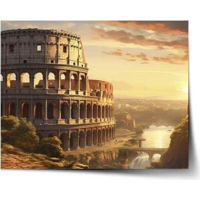 Sablio Plagát Rím Koloseum Historic - 90x60 cm