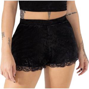 KILLSTAR дамски къси панталони (пижами) KILLSTAR - Burnt - Black - KSRA011839