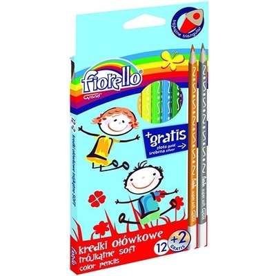 Fiorello Цветни моливи fiorello триъгълни 12+2 броя 170-2150 (170-2150)