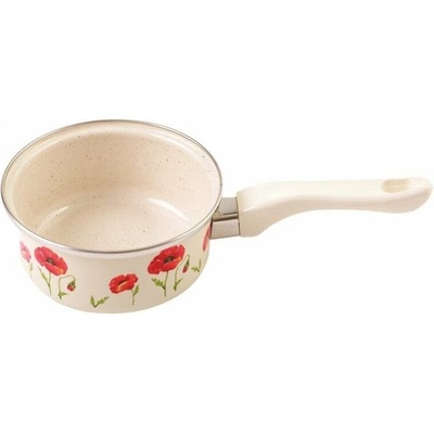 Metalac Rendlík Smaltovaný rendlík mák 14 cm 1 l D4-14-MÁK