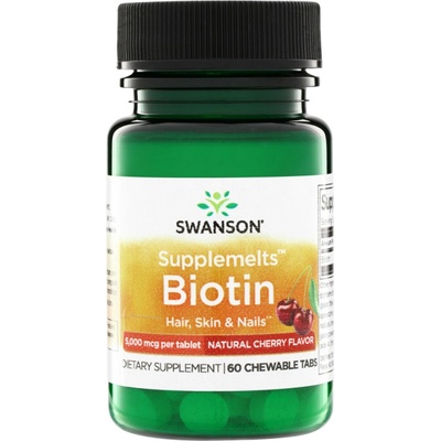 Swanson Biotin 60 cucací tablety