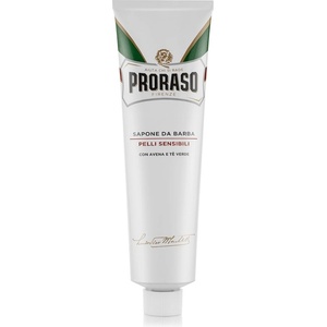 Proraso White Line Sensitive Skin Shaving Soap in a Tube Green Tea 150 ml