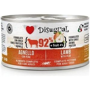 Disigual Консерва куче disugual fruit за пораснали кучета от всички породи - 92% агнешко и 4% круша, ПАСТЕТ
