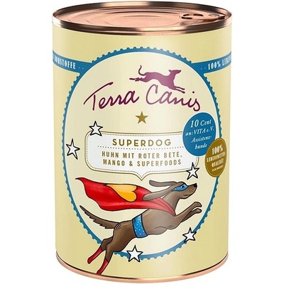 Terra Canis Superdog Kurča s červenou repou mangom a superfoods 400 g