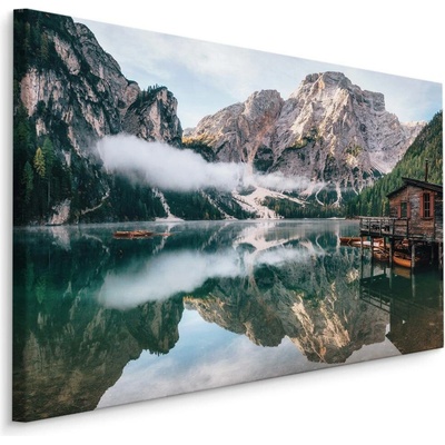Plátno Divoké Jezero Braies, Itálie Varianta: 90x60