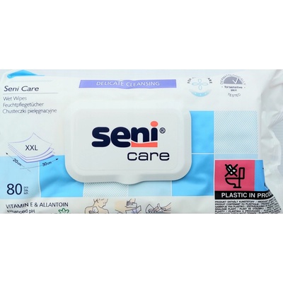 SENI CARE vlhčené utierky 80 ks