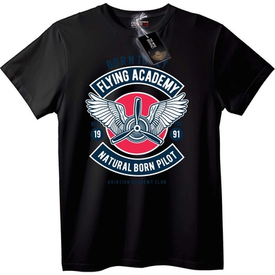 NOONEBRAND Тениска Роден Пилот - 4XL, Black