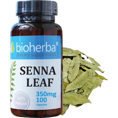 Bioherba Senna Leaf 350 mg [100 капсули]