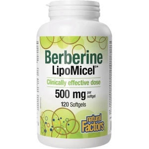 Natural Factors Berberine LipoMicel Matrix 500 mg [120 Гел капсули]