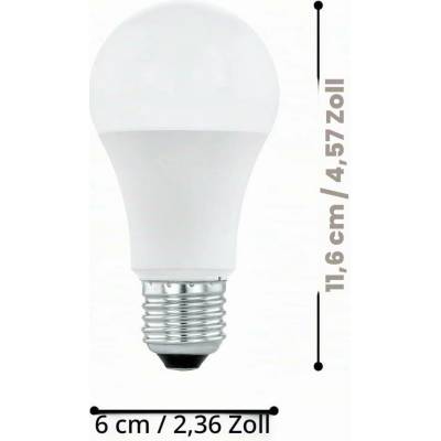 Eglo LED žiarovka E27 A60 13W 1521lm 4000K 60 x 116 mm opálová