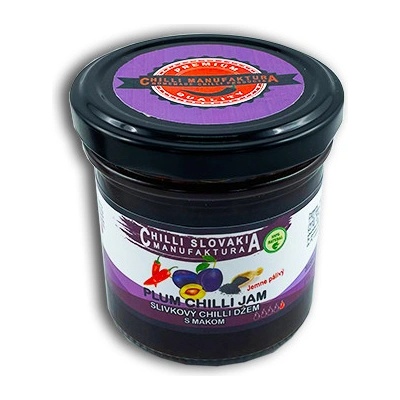 Chilli Manufaktura CHILLI JAM Švestkový s mákem 150 g