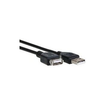 AQ xkcv018 USB 2.0 prodlužovací A (samec) - A (samice), 1,8m