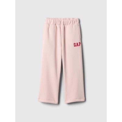 GAP Baby široké tepláky s logom Ružová